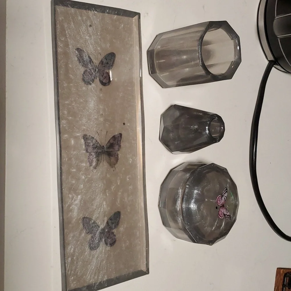 Epoxy Resin 4 Pc Bathroom Set